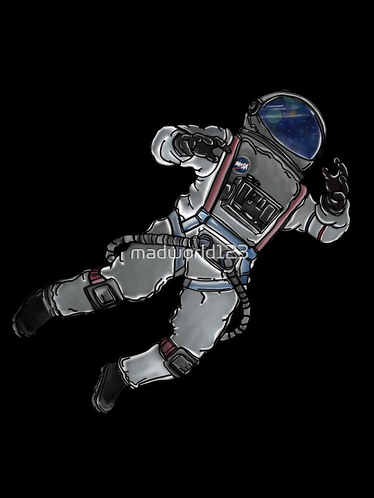 Floating Astronaut in Cosmic Space by madworld123