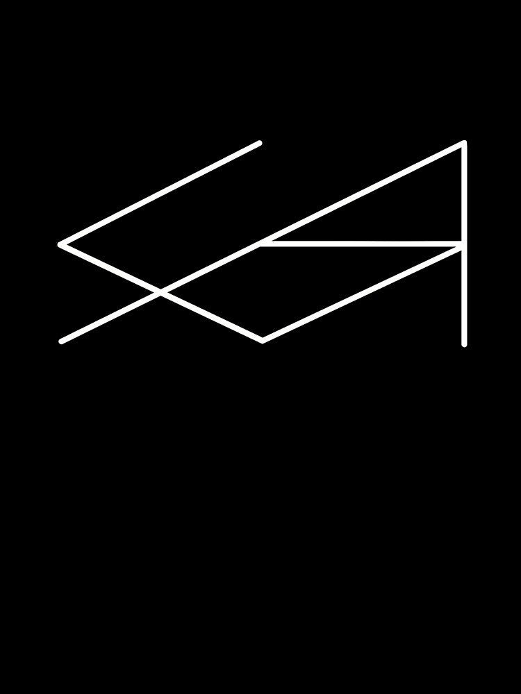 Intersecting Arrows – Minimal Geometric Line Art by Mohamed  Sharaf El-Dein