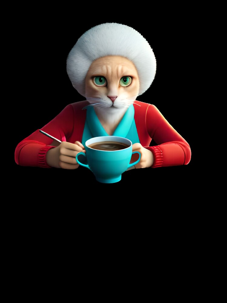 Coffee Lover Cat Mother by mdpzart