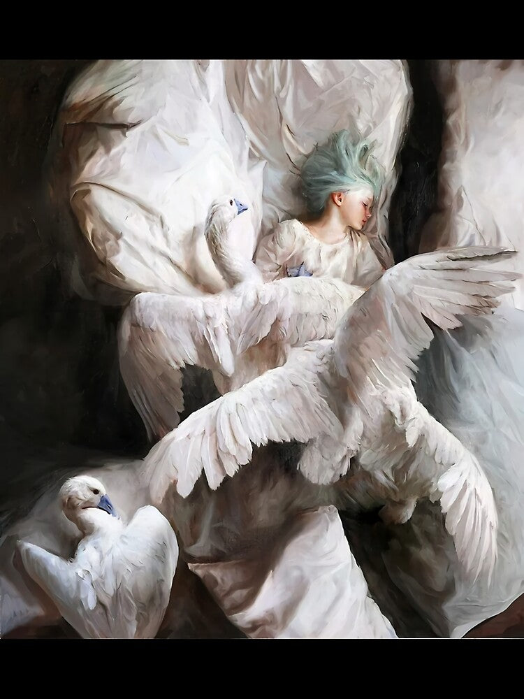 The Swan Landing by werth
