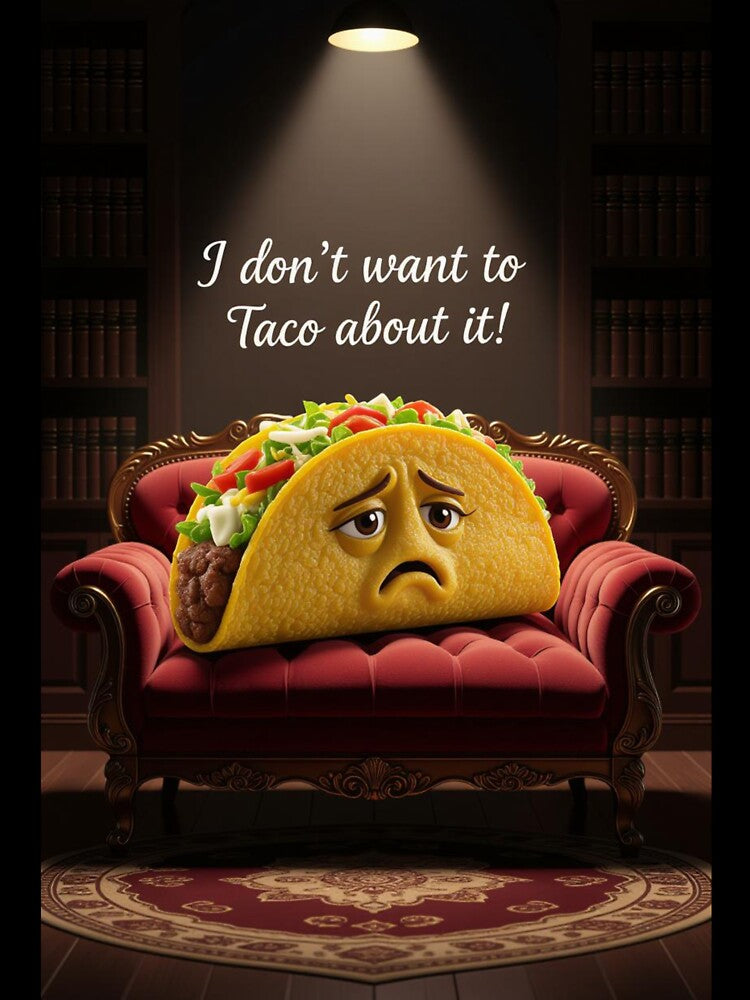 “I Don’t Want to Taco About It” by TheWonkyEaselCo