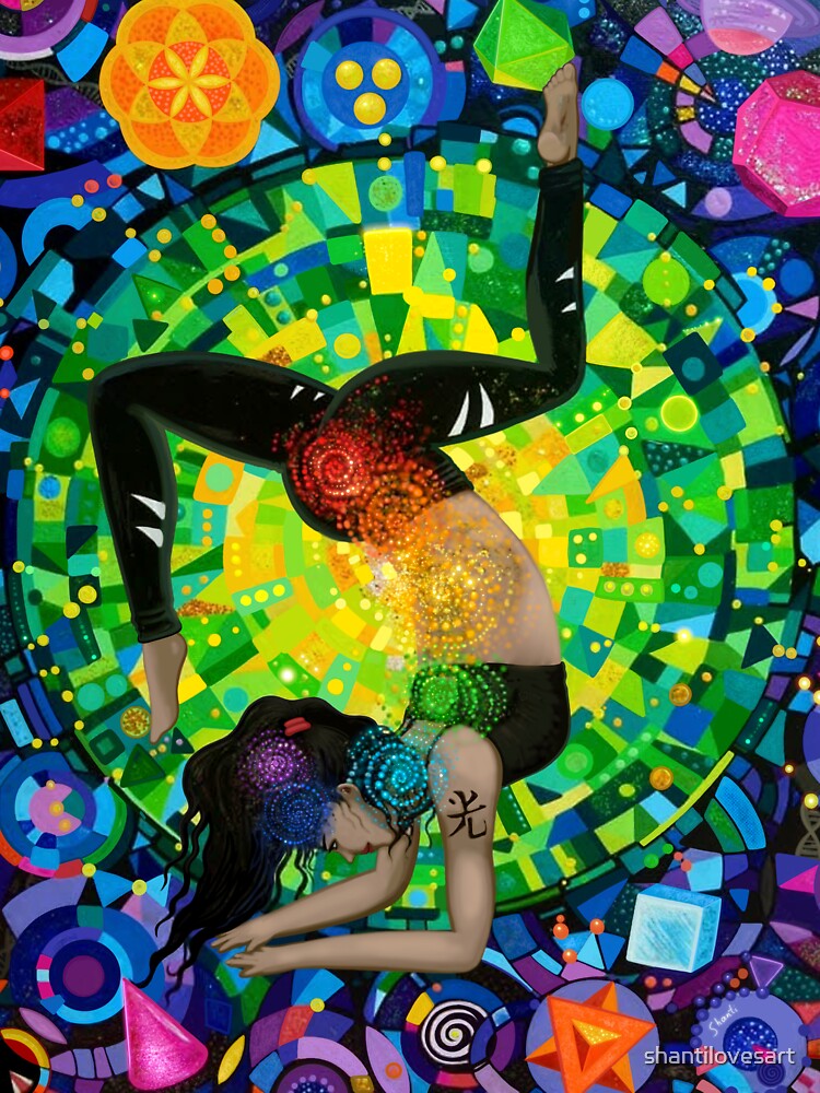 Yoga Girl by shantilovesart