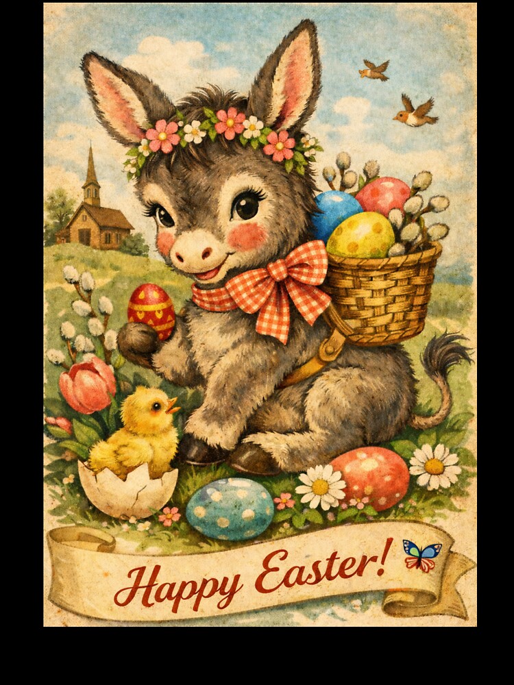 Happy Easter Donkey by ChemiroL