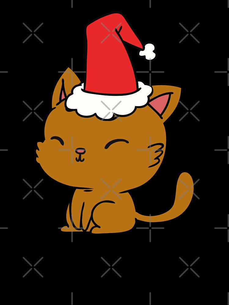 Cute Meowy Cat Christmas by Happy-PrintZ