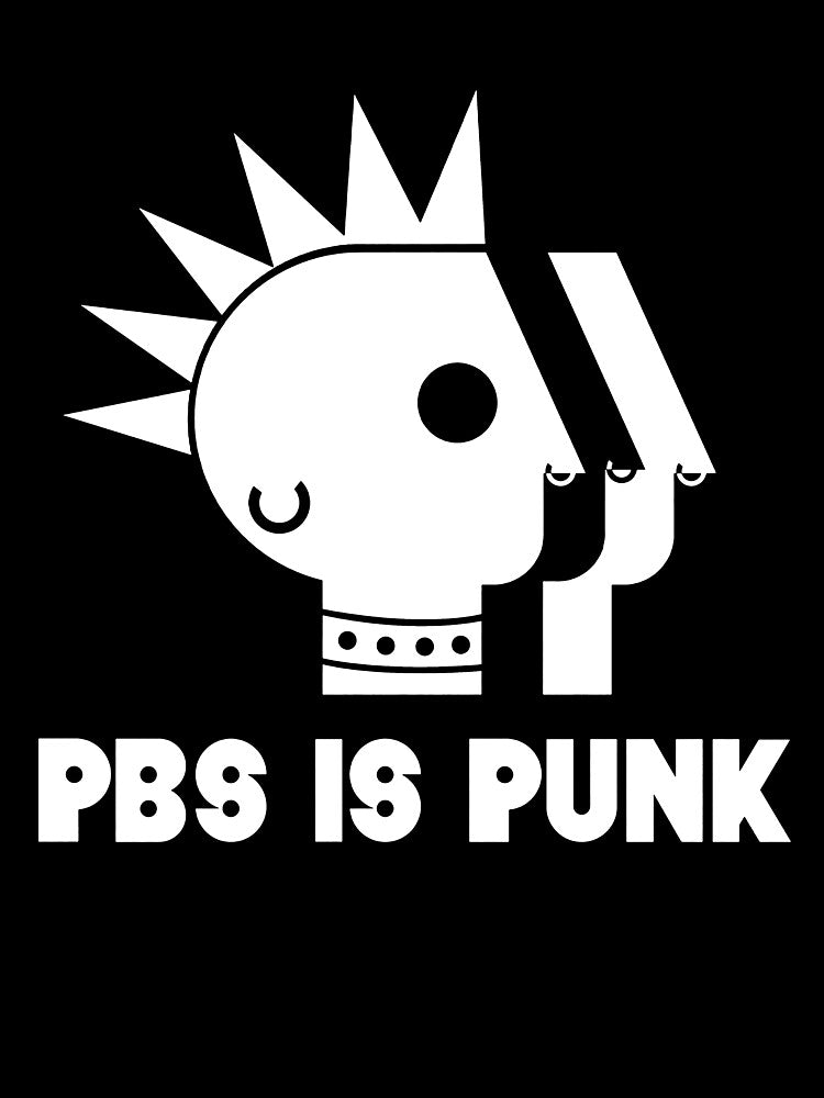 PBS Is Punk Vintage Retro by PugPuppyLife
