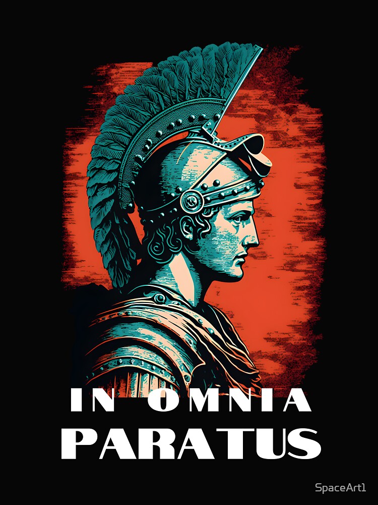 Latin Quote - Roman Soldier by SpaceArt1