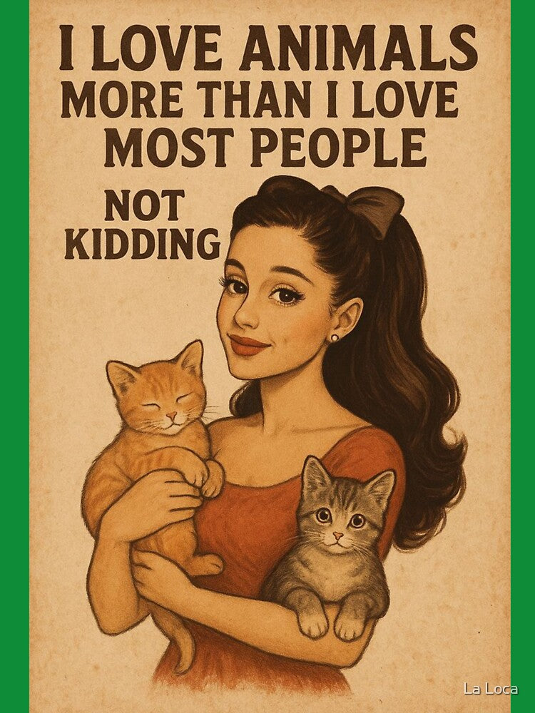 cat lady animal lover cat lovers by La Loca