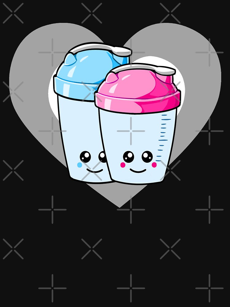 Cute Protein Shaker Heart for Kawaii Fitness Lovers by eternallygifted