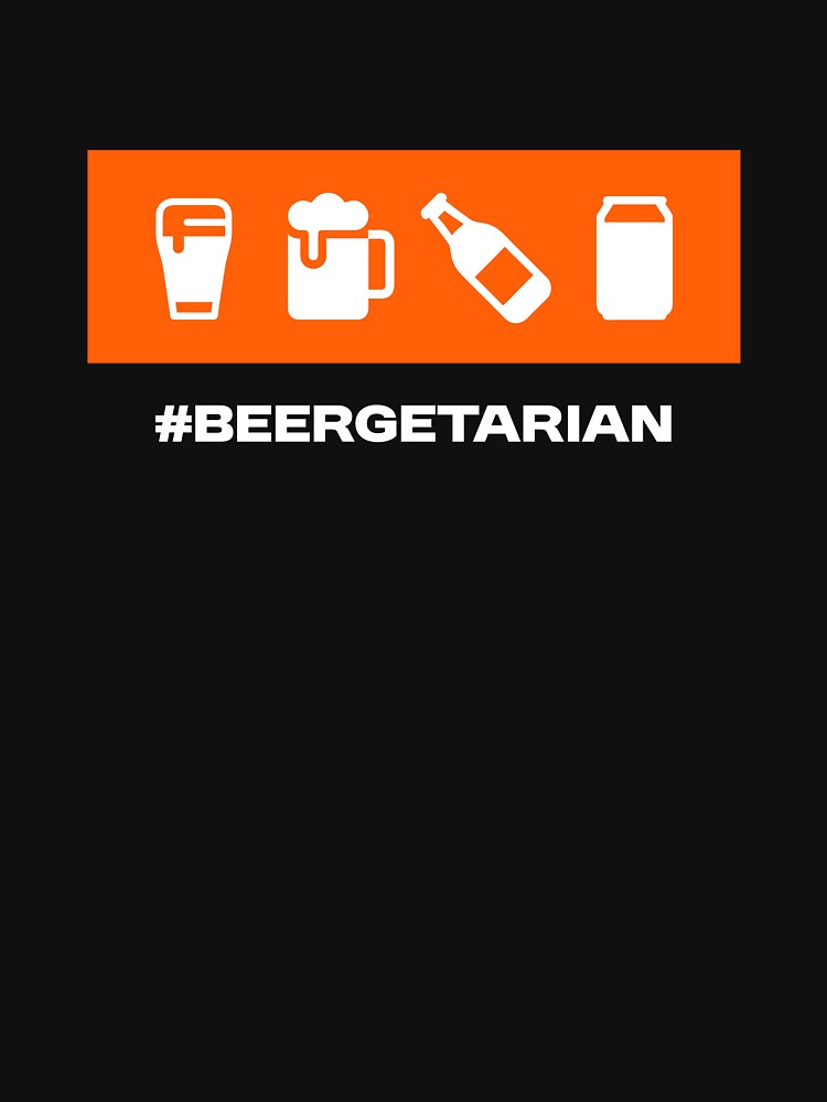 Beergetarian - Funny Quote for Beer Lovers by Bleak Shirt