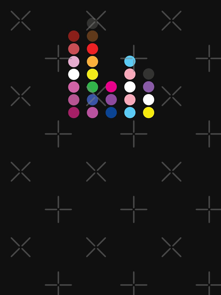 LGBTQ Pride Dots | Subtle Minimalist LGBTQ Pride Flag Colors by averydavage