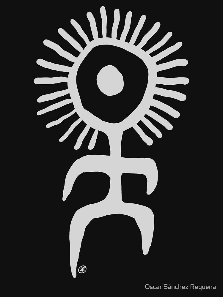 Symbol of the Sun (Petroglyph) by Oscar Sánchez Requena