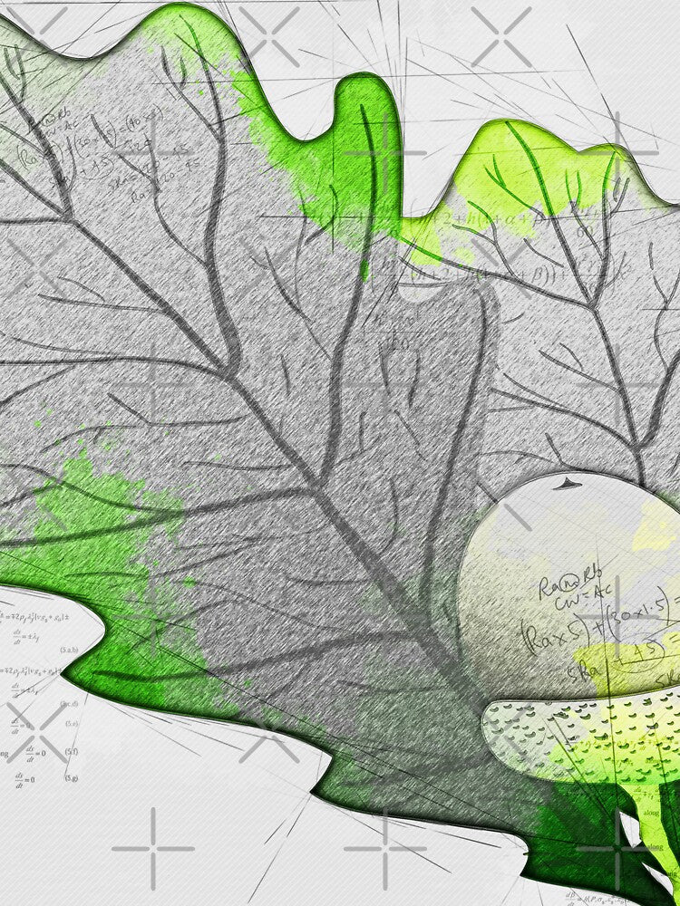 Oak leaf Abstract color by artdragongift 15