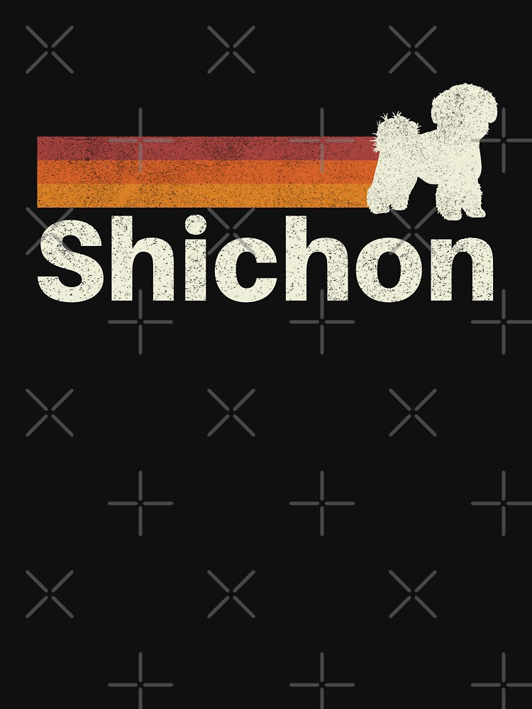 Shichon Dog Vintage Retro Pet Lover by rafaeltto