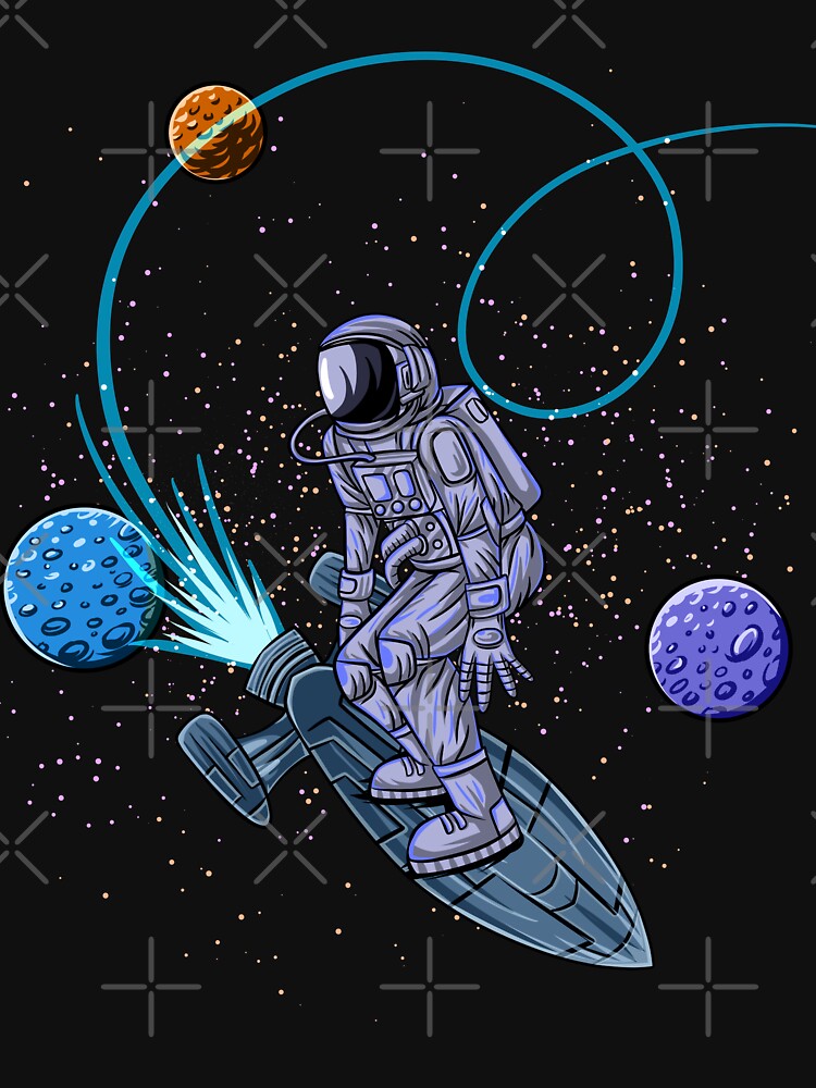 surfing astronaut 3 by lovefate-art