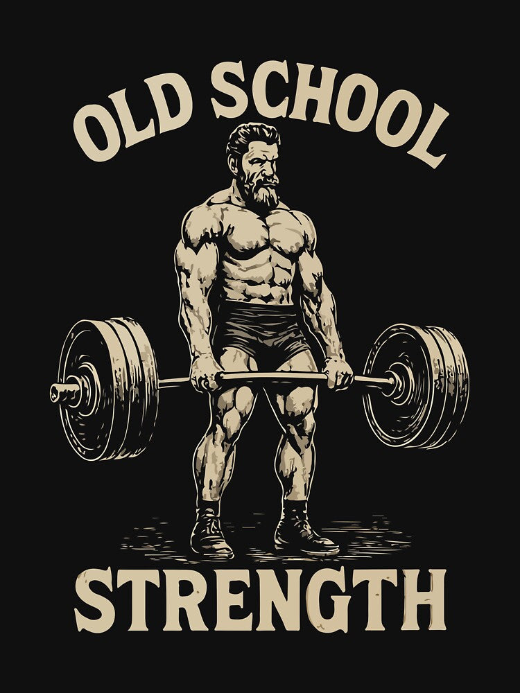 Old School Strength - Gym Workout Motivational by chantastical