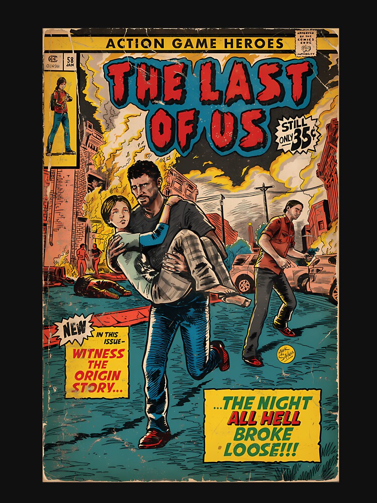 The Last of Us - Intro comic cover fan by Abdullahahmed74