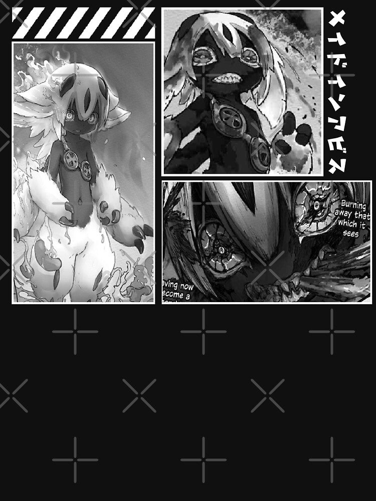 Made in abyss Faputa Unisex anime manga Tshirt by [-A-] Industrie s