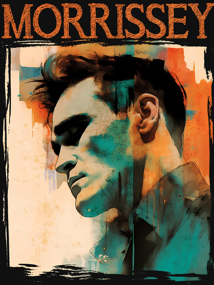 morrissey 80s 90s moz illustration art work by ArtFashionAi
