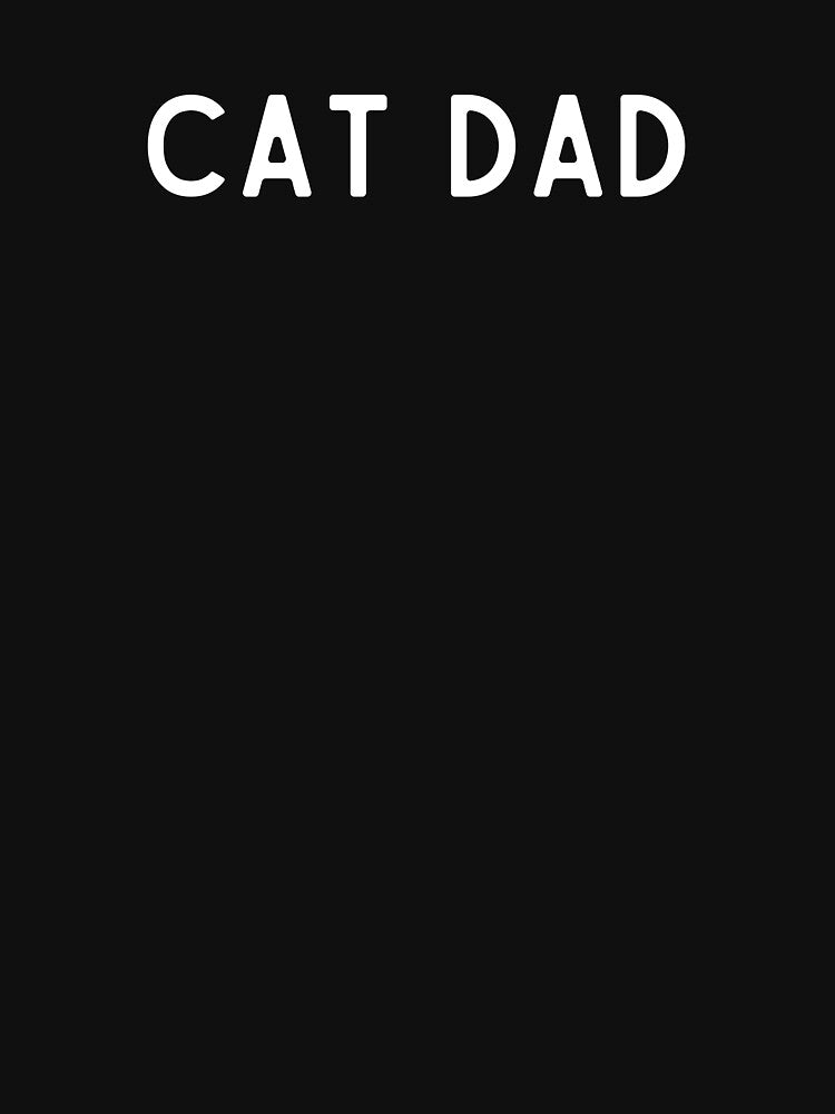 Cat Dad Shirt, Cat Father Shirt by Sleepy Cat Design