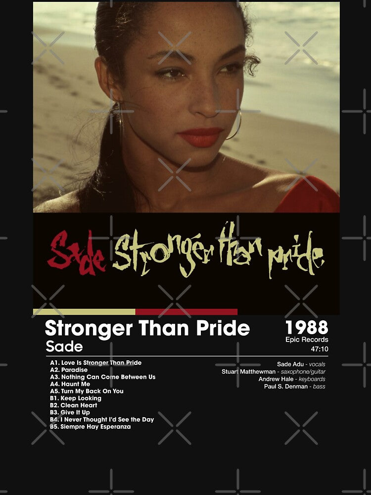 Sade - Stronger Than Pride | Album Card by theoralcollage