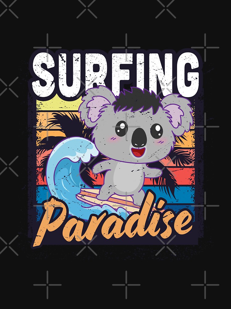 Surfing koala by zinovastudio