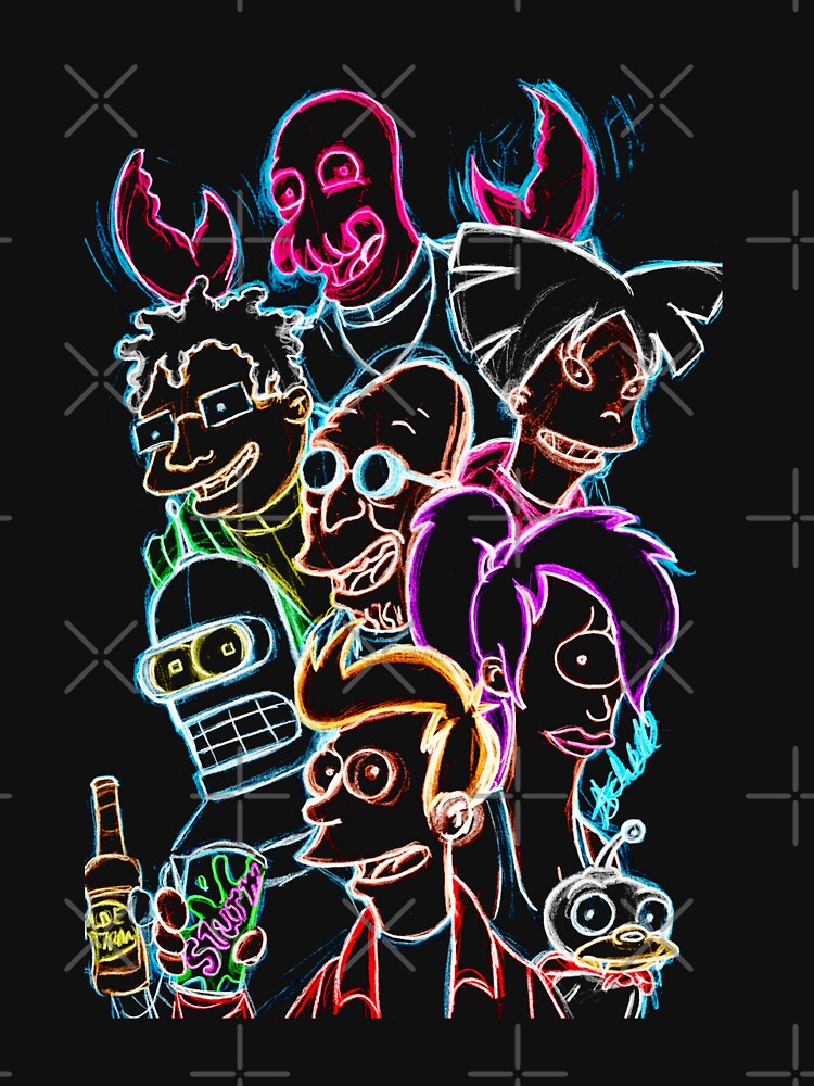 Graphic Futu Cartoons Characters by CarolDenise8