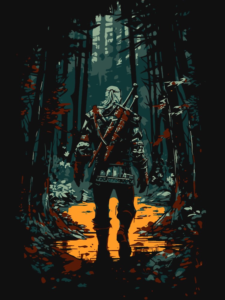 Geralt vs The Swamp Monster by lenherzog