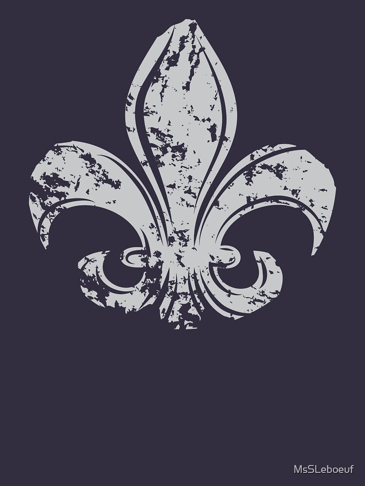 Grunge Fleur De Lis by MsSLeboeuf