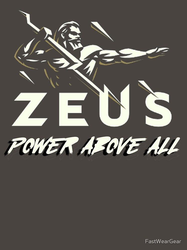 Zeus, power above all design and shirt fastweargear by FastWearGear
