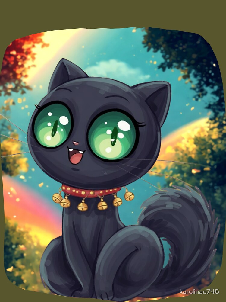 Kawaii cat anime by karolinao746