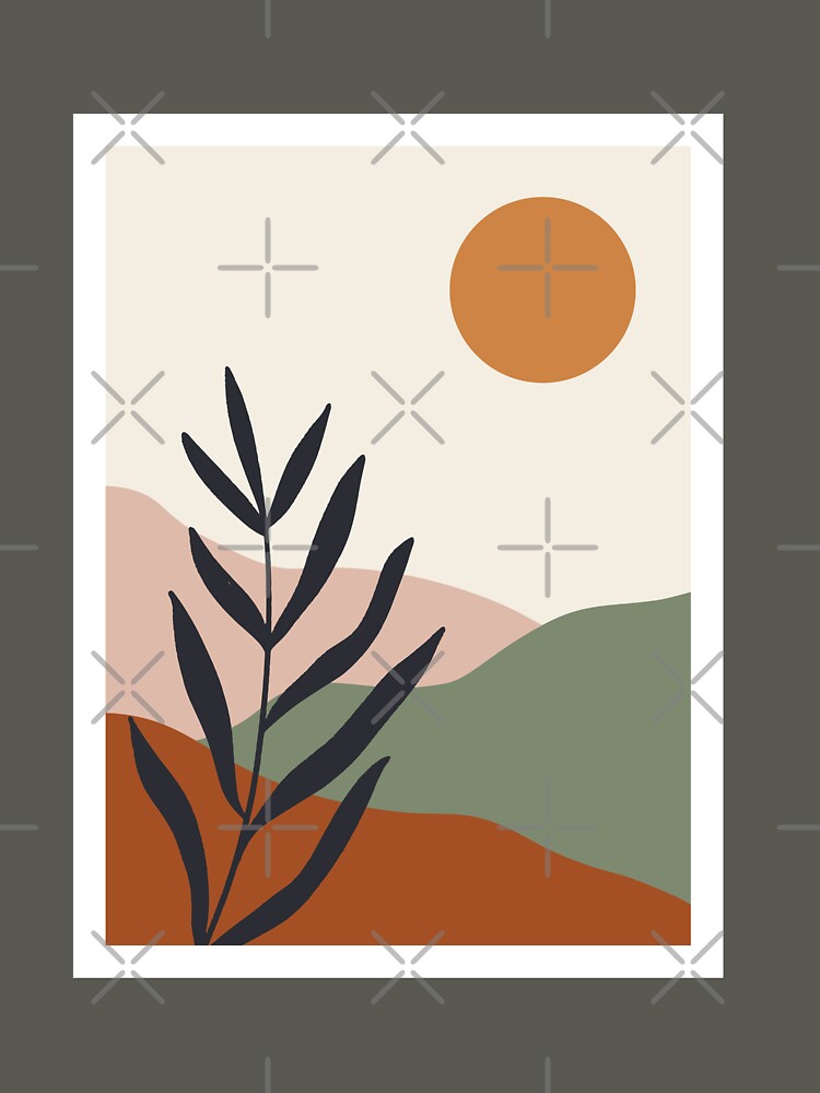Boho Mountain Sunrise - Modern Bohemian by mauraurus