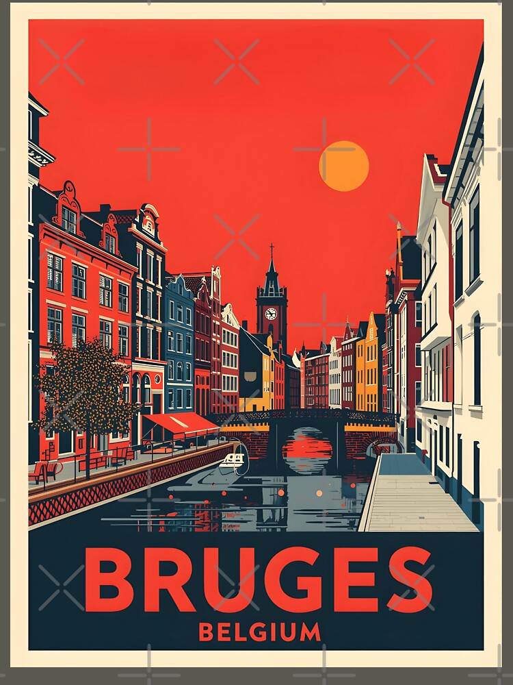 Bruges - Belgium by StudioRedKoala
