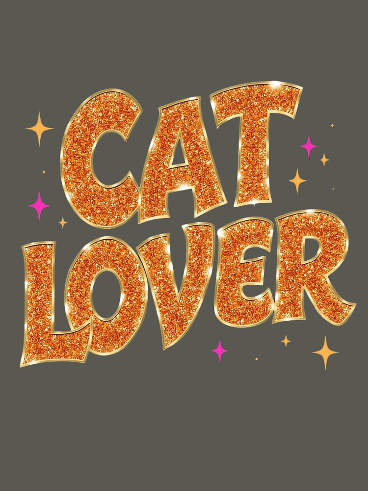 CAT LOVER TYPOGRAPHY by BKDIGITALSHOP