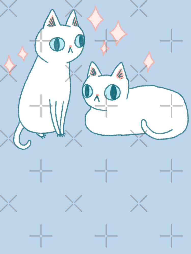 Two White Cats by SophieCorrigan