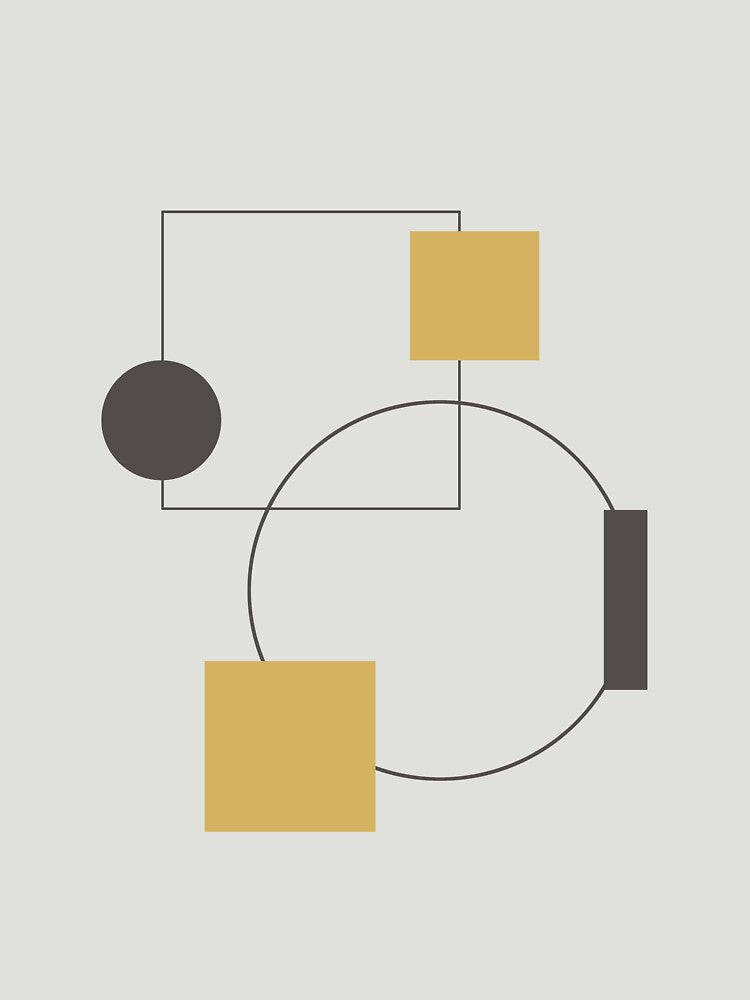 abstract minimalist geometric by zeeminimal