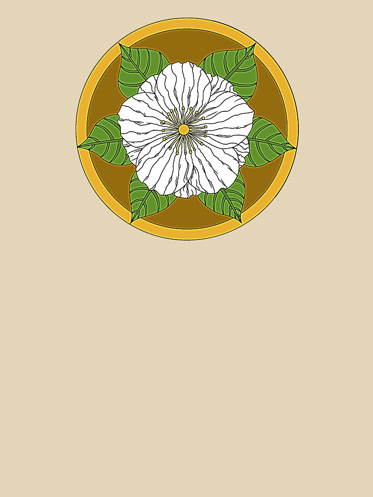 White Flower Medallion by The Nerch Dragon
