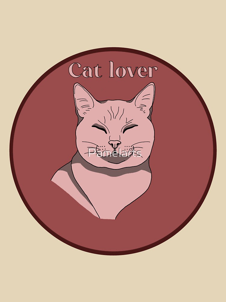 Cat lover sticker by Pamelarts