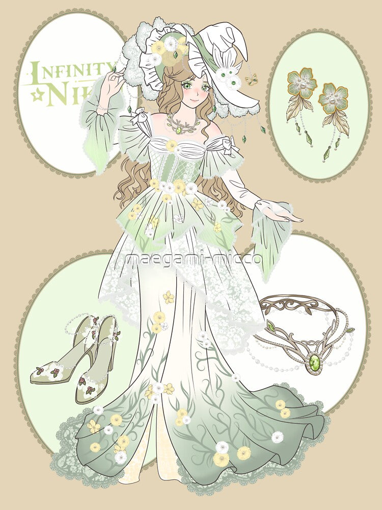 Nikki Rainfall & Blossoms Outfit by maegami-micco