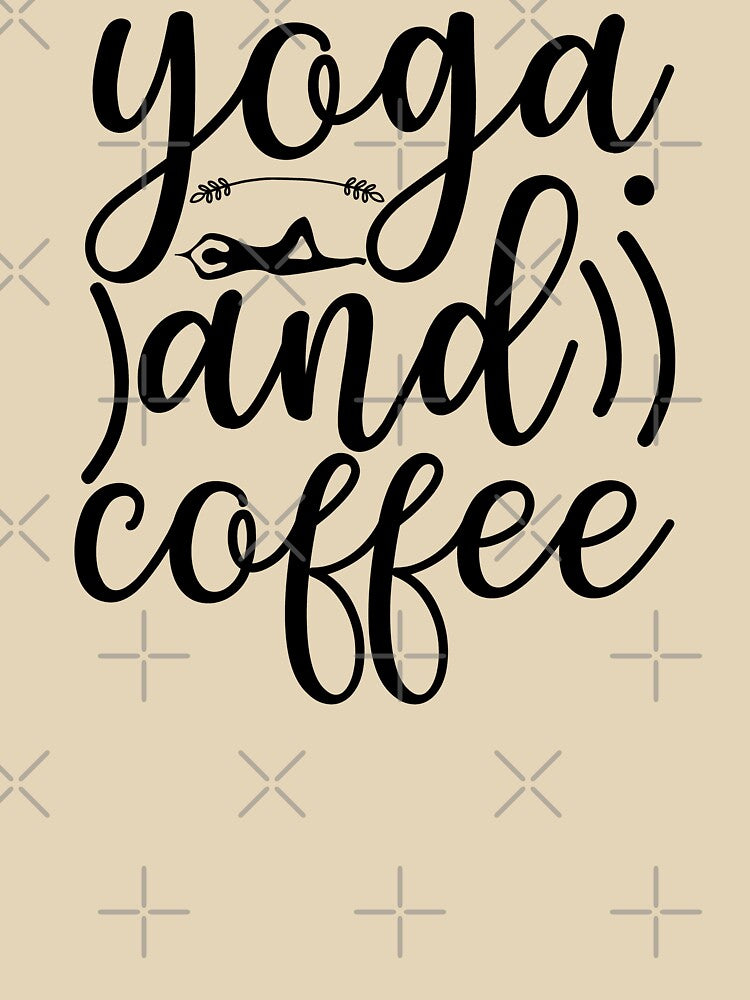 Yoga Quotes Yoga and Coffee Are All I Need Motivational Sayings by SoccaTamam