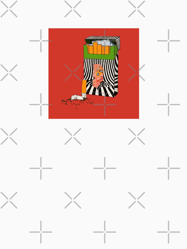 Cigarette Aesthetic – Broken Cigarette Indie Grunge Collage | Sad Tumblr Style Poster Art by CoverCulture