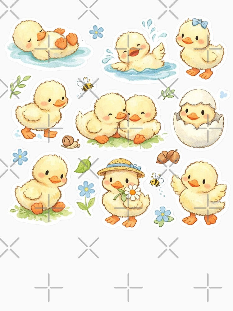 Pastel Kawaii Sticker Sheet by craftedd