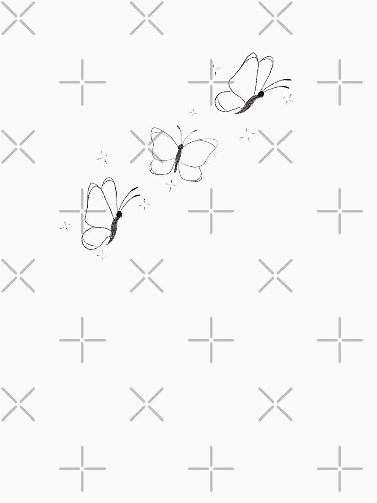 Butterflies minimalistic art by ayakox