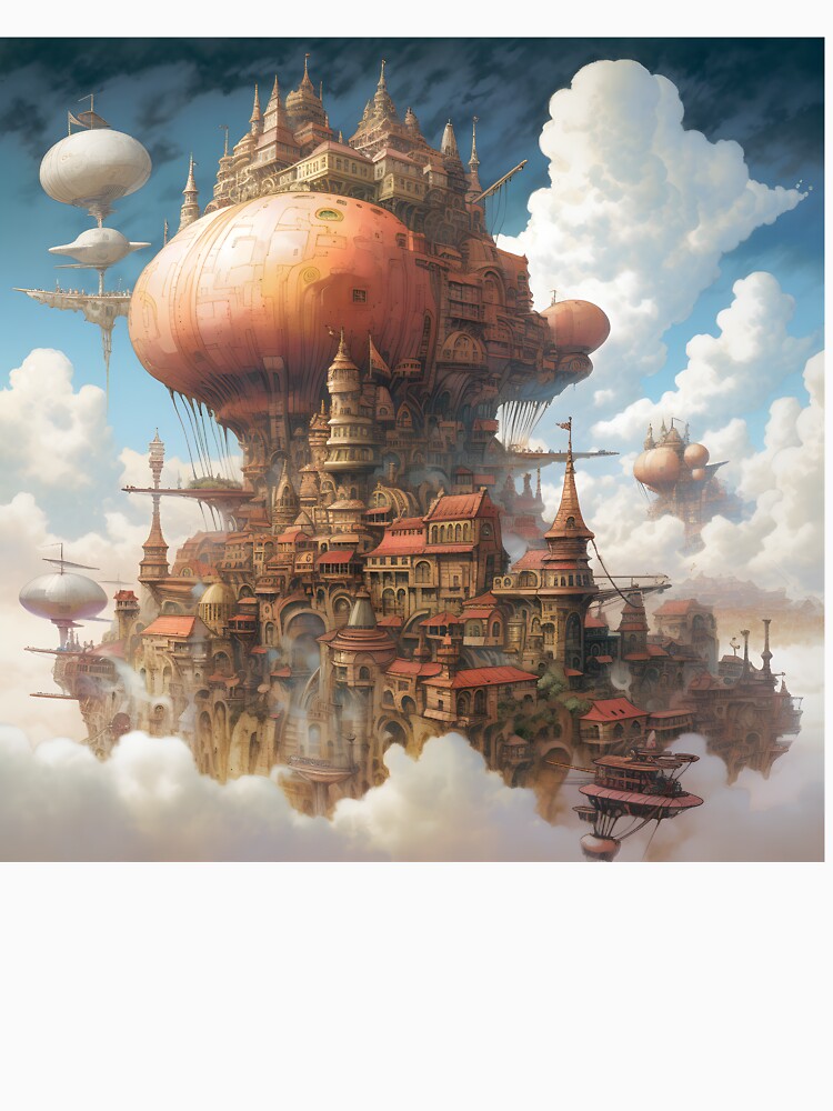 Skyhaven - High Fantasy AI Art by ShadyTabby