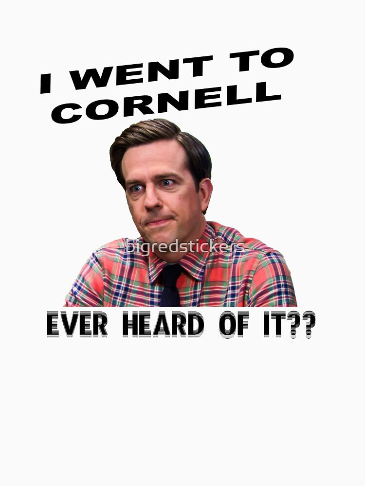 Andy Bernard, Cornell Grad by bigredstickers