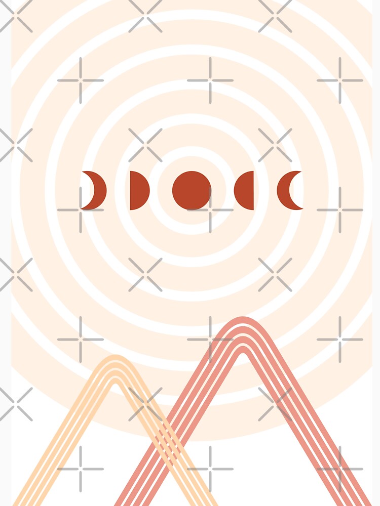 Geometric Boho art by ArtInRhythm