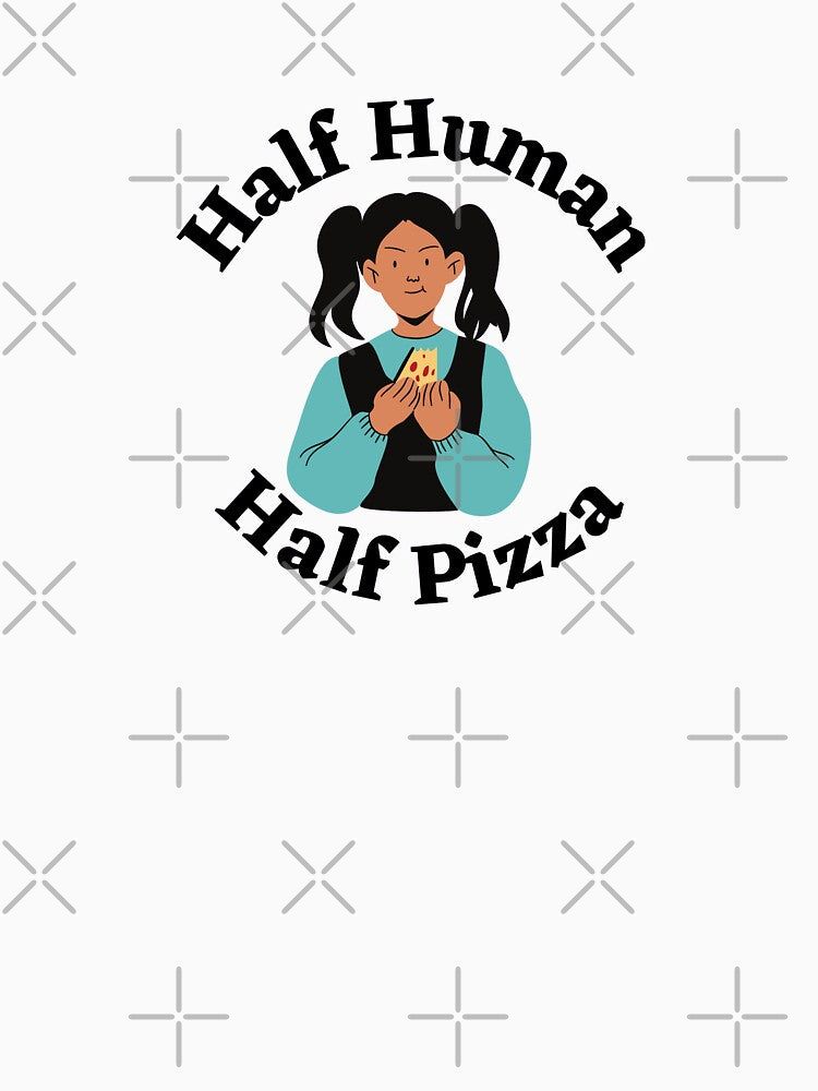 Half Human Half Pizza Girl by tiredandbored