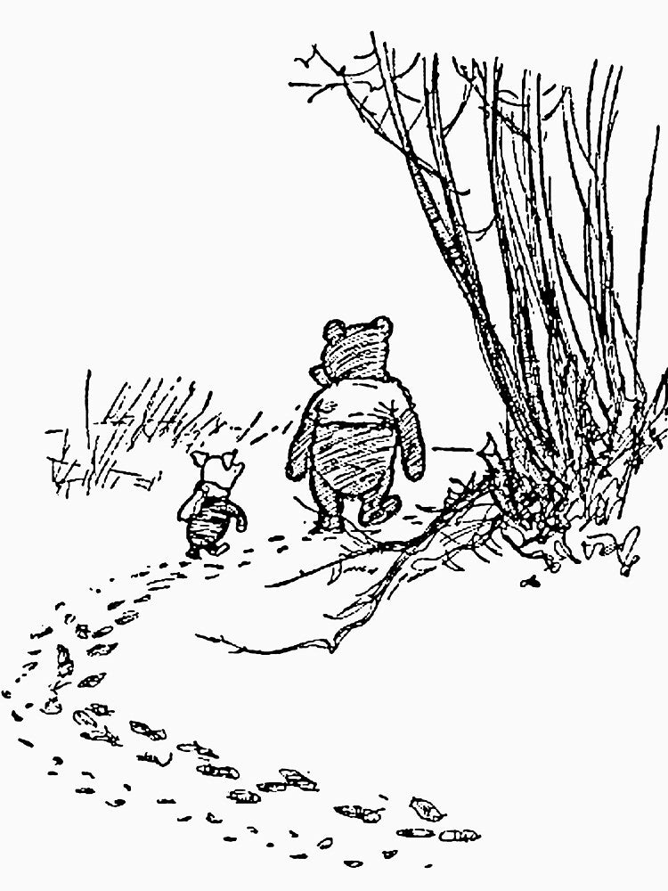 Pooh and Piglet by Amy Olsen