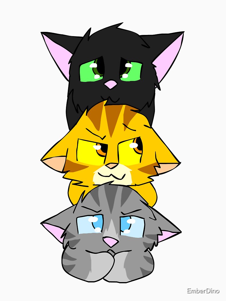 Jayfeather, Hollyleaf and Lionblaze by EmberDino