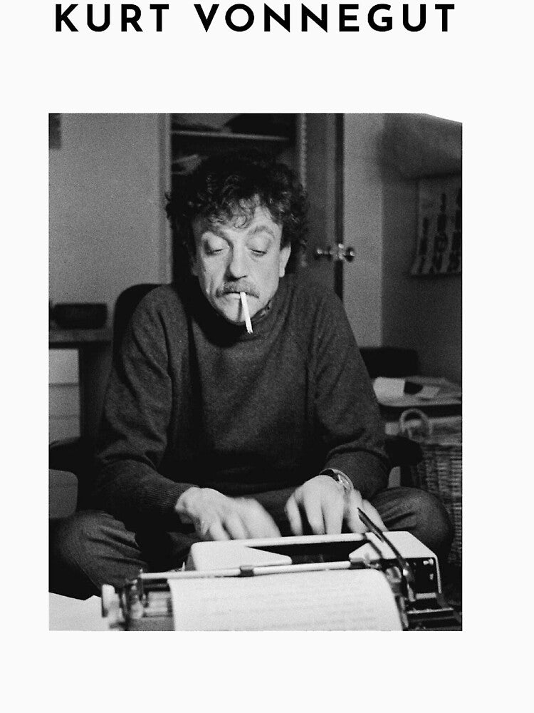 Kurt Vonnegut Art Print by calorula