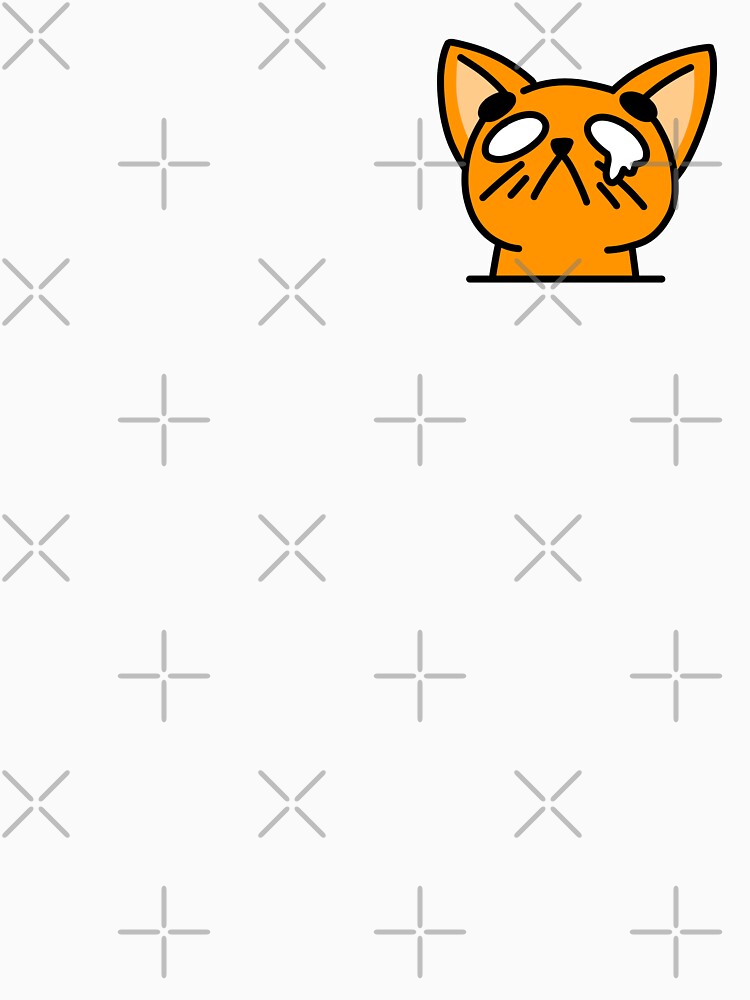 Crying Cat_Orange by CalmSketch Art